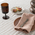 Dusty Peach Linen Napkin Set
