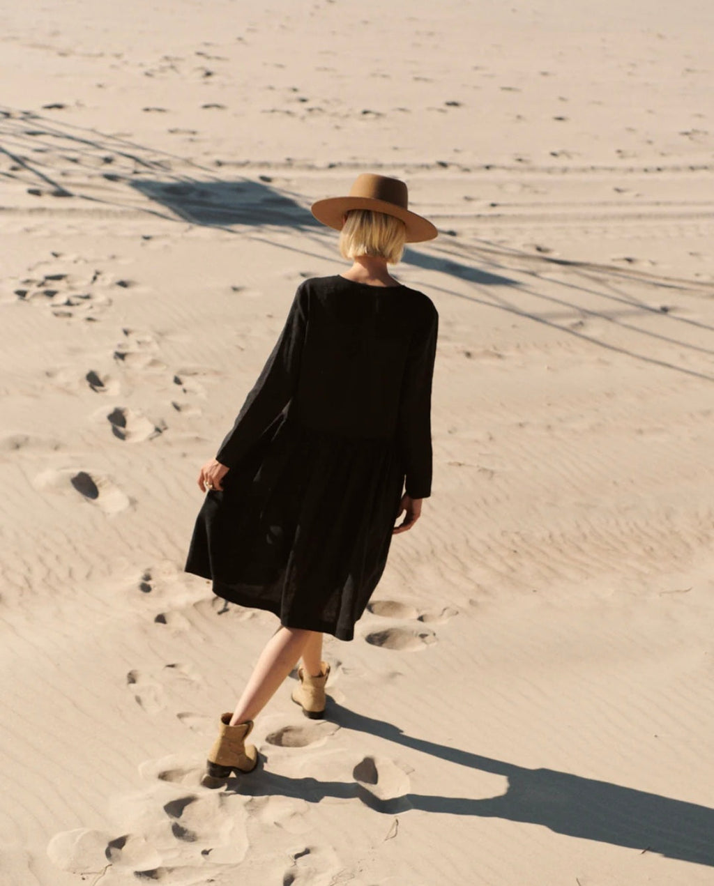 Black Linen Dress